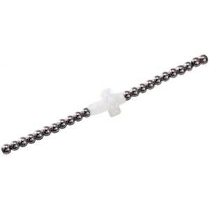 NEW HOLY WATER BRACELET women's cross bracelet in silver